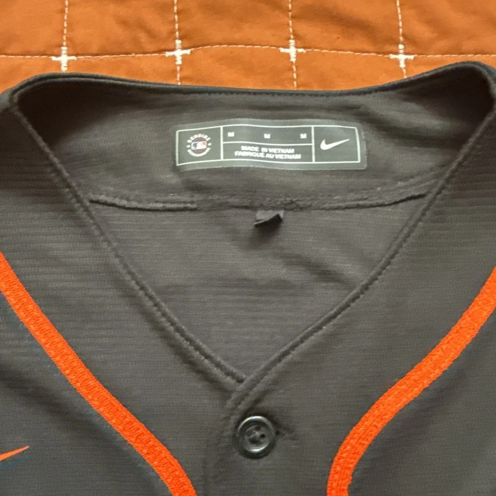 Nike San Francisco Giants Brandon Crawford #35 MLB Baseball Jersey Men's M Black